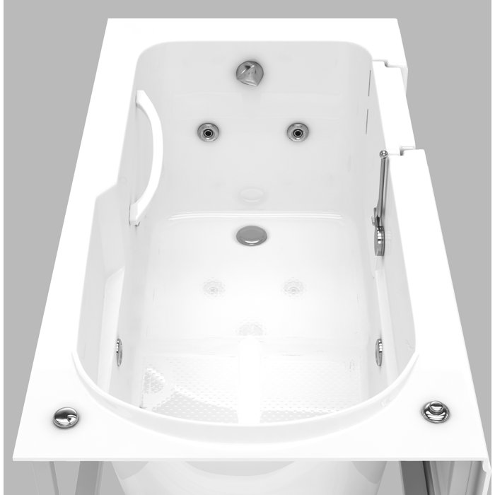 Therapeutic Tubs Stream 58.5'' x 29.5'' Walkin Whirlpool Acrylic